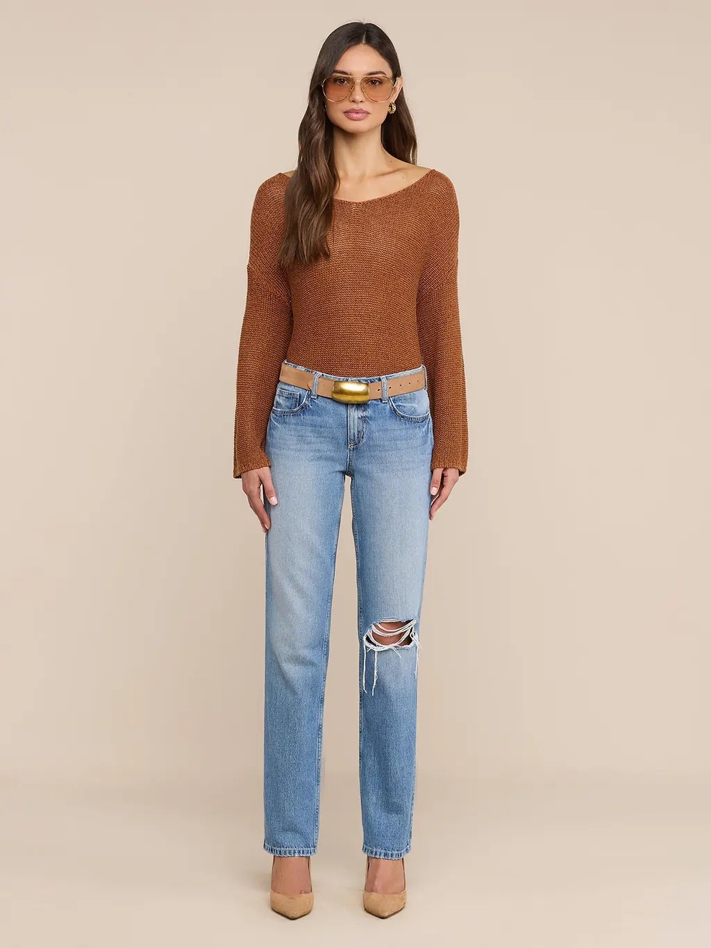 L'Agence Straight Leg Jeans, size 24